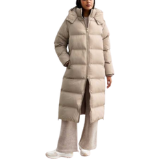 Beige - Down Coats & Padded Coats New Look Shower Resistant Hooded Longline Puffer - Mink