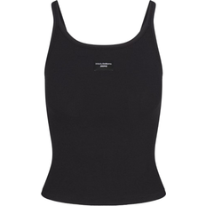 SKIMS Cotton Rib Scoop Tank - Onyx