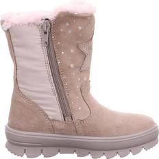 Poliamida Zapatos para Niños Superfit Botas de nieve 'Flavia' - Piel/Rosa/Talco/Plata