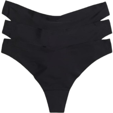 H&M Invisible Thong Briefs 3-pack - Black