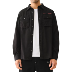 True Religion Men's Long Sleeve Workwear Shirt - Black