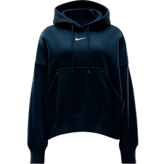 Nike Sportswear Phoenix Fleece Women's Over-Oversized Pullover Hoodie - Armory Navy/Sail