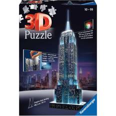 3D-palapelit Ravensburger Empire State Building Pohjois-Etelä -216p