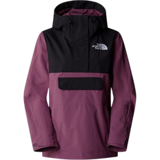 Paars - Skiën Kleding The North Face Driftview Anorak Jacket Voor Dames - TNF Black/Midnight Mauve