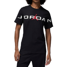 Abbigliamento Nike Jordan Men's T-shirt - Black/White/Gym Red