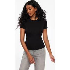 DYNAMITE Drea Jersey Crewneck T Shirt - Jet Black