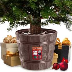 Plastic Christmas Tree Stands Kadax Plastic Holder for Holiday Brown Christmas Tree Stand 33.5cm 33.5cm