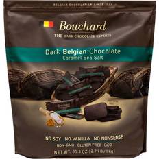 Bouchard Belgian Dark Chocolate Caramel Sea Salt Napolitains 1000g 200Stk.