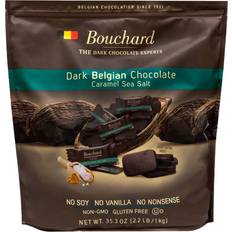 Kosher Slik & Kager Bouchard Belgian Dark Chocolate Caramel Sea Salt Napolitains 1000g 200stk