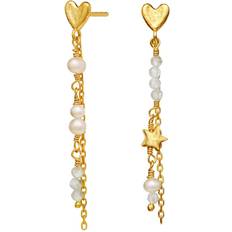 Smykker Maanesten Silma Earrings - Gold/Pearls