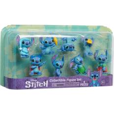 Plast Figurer Just Play Disney Stitch Collectible Figure Set 8 Pack