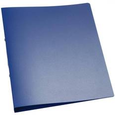 Blue Binders & Folders Q-CONNECT 2 Ring Binder Frosted A4 Blue Ref KF02483