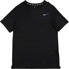 Tops Children's Clothing Nike Older Kid's Dri-FIT Miler Training Shirt - Black (DD3055-010)