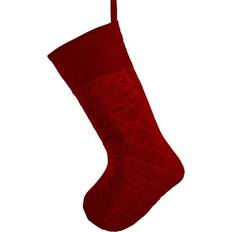 Dibor Traditional Harrington Quilted Red Stocking 50cm 4pcs