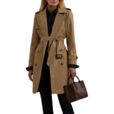 Trenchcoats - Women Ralph Lauren Women's Belted Water Resistant Trench Coat - Sand