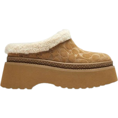 Suede Clogs Coach Cecelia - Tobacco