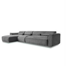 6-Sitzer - Ecksofas Flex Felix Dark Gray Sofa 340cm 6-Sitzer