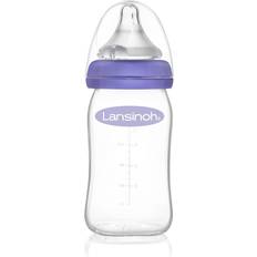 Non toxique Biberons et Vaisselle pour Bébé Lansinoh NaturalWave Biberon en verre avec tétine