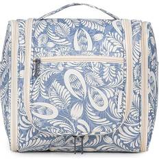 Narwey Travel Hanging Toiletry Bag Large - Blue Leaf