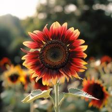 Bland Selv Frø Helianthus Annuus Solsikke Blomsterfrø