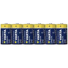 Varta C (LR14) Batteries & Chargers Varta Longlife C 6-pack