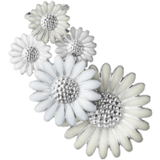 Georg jensen ørestikker daisy Georg Jensen Daisy Earcuff - Silver/White