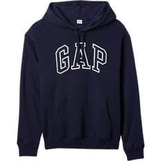 Straight - Women Tops GAP Women's Logo Hoodie - Navy Uniform