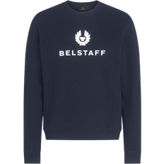 Belstaff Men Jumpers Belstaff Signature Crewneck Sweatshirt - Dark Ink