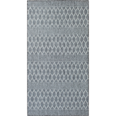 Slätvävda Mattor KM Home Madrid Bell Grå, Vit 80x340cm