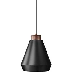 Herstal Hanglampen Herstal Medium Edge Chandelier Matt Black/Bronze Pendant Lamp 25cm