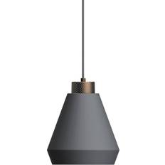 Herstal Medium Edge Chandelier Graphite Bronze Pendant Lamp 25cm