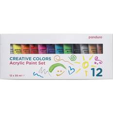 Panduro Creative Colors Acrylic Paint Set 12x30ml