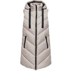 Vrouw Vesten Only JDYSkylar Bodywarmer - Lichtgrijs/Zwart