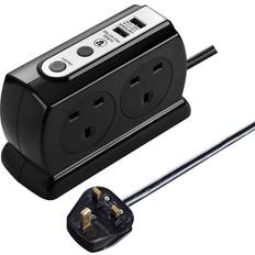 Masterplug SRGDSU42PB-MP 4-way 2m