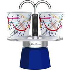 Blue Moka Pots Bialetti Mini Express Arte Kandinsky