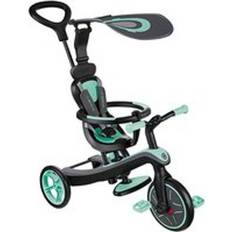 Plastique Tricycles Globber Tricycle évolutif pour bébé EXPLORER 4 en 1 Vert menthe Noir