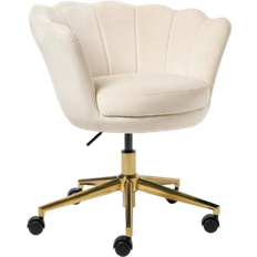 Kunststoff Bürostühle Westwing Collection Oyster Beige Office Chair 80cm