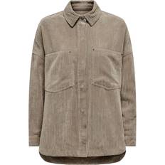 Polyamidi Paidat Only Janine Rai Shirt - Brown/Weathered Teak