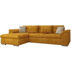 Canapé d'Angle - Velours Canapés Comfivo Yellow Sofa 280cm