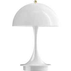 Panthella portable v2 Louis Poulsen Panthella White/Brass Bordlampe 23.8cm