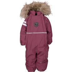 0-1M Barnkläder Lindberg Colden Winter Baby Overall - Dry Rose