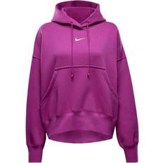 Nike Sportswear Phoenix Fleece Women's Over Oversized Pullover Hoodie - Hot Fuchsia/Sail