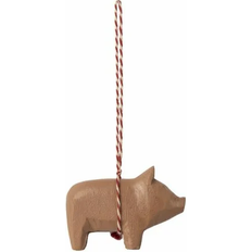 Tre Juletrepynt Maileg Pig Old Rose Juletrepynt 5cm