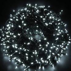 Fairy Lights Cool White Green Cable 8 Modes Auto Timer