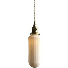 Mässing - Utomhusbelysning Taklampor JQQJZLC Nordic White Wave/Brass Pendellampa 7.5cm
