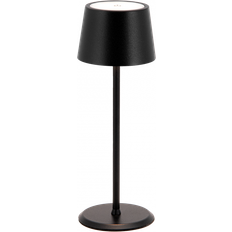 Securit Led Mont Carlo Black Table Lamp 21cm