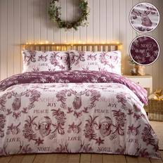 Hemtextil Charlotte Thomas Santa Joy Påslakan Lila (200x135cm)