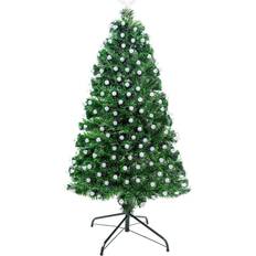 Shatchi Aurora Fibre Optic Green Christmas Tree 80cm