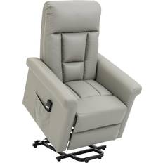 Recliner Furniture Homcom ‎UK713-109GY0331 Grey Armchair 108cm