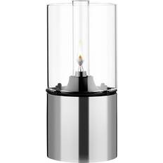 Stainless Steel Oil Lamps Stelton Erik Magnussen Stainless Steel/Transparent Oil Lamp 7.3"